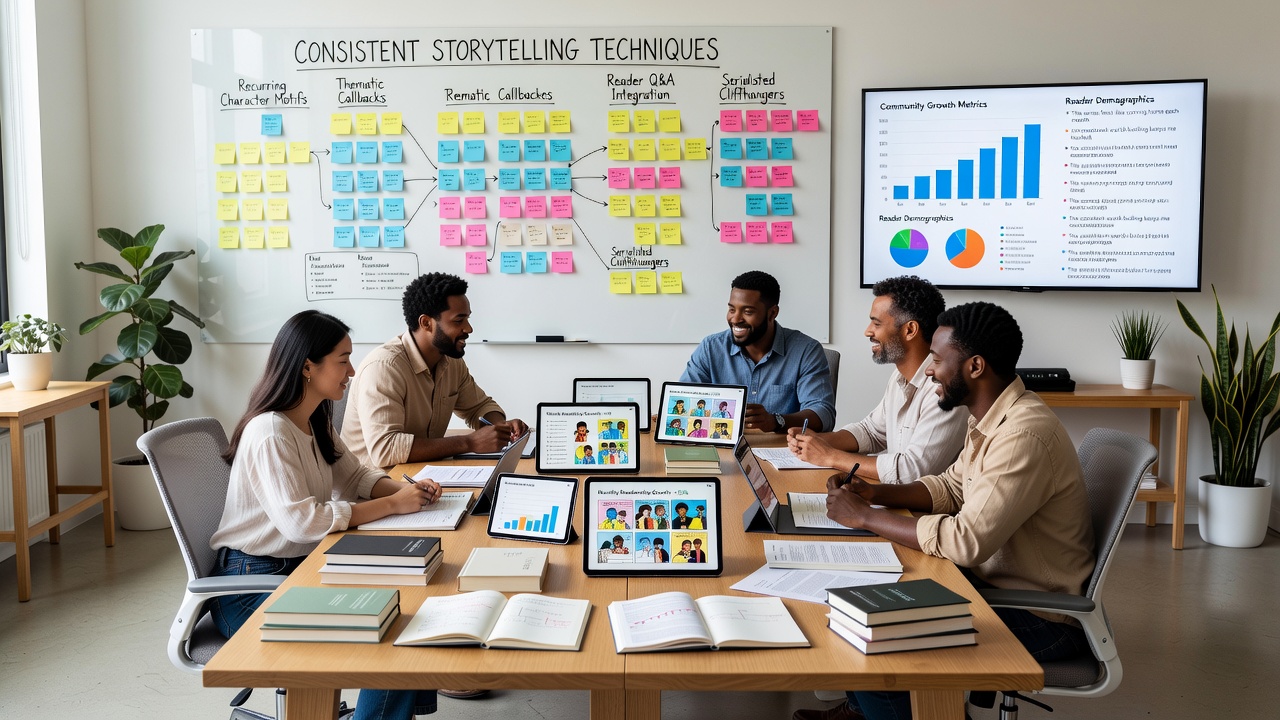 Editorial teams coordinating narrative continuity during platform transitions to strengthen audience bonds